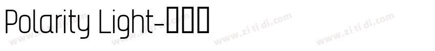 Polarity Light字体转换